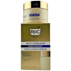 RoC Face & Neck Anti-Aging Moisturizer Firming Cream for Crepey Skin 1.7 fl oz -